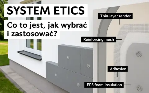 System ETICS: warstwy ocieplania elewacji z pianki EPS, siatki zbrojącej i tynku. Poznaj szczegóły montażu.