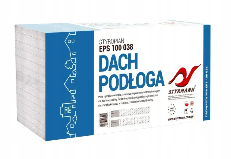 Balot styropianu EPS 100 038 do izolacji dachów i podłóg. Idealny na tarasy i balkony.